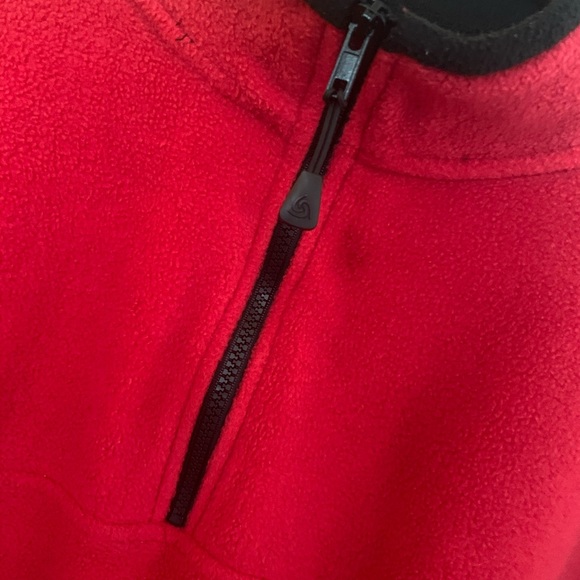 half zip fuzzy sweatshirt - Picture 3 of 4